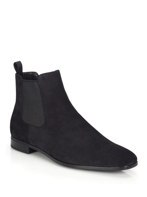 prada boots street style|prada chelsea boots suede.